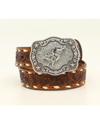 Nocona Belt Co.® Boys' Tooled Bullrider Belt