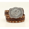 Nocona Belt Co.® Boys' Tooled Bullrider Belt