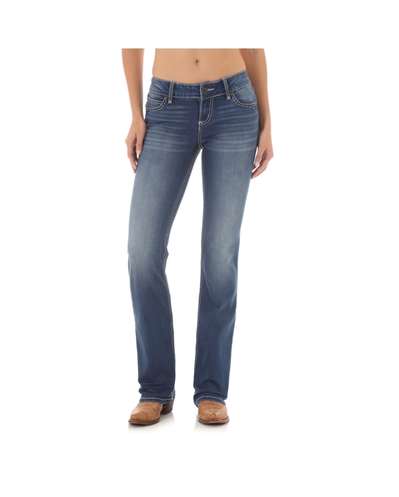 Wrangler Retro® Ladies' Mid-Rise Mae Boot Cut Jeans - Fort Brands
