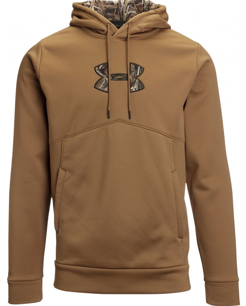 tan under armour hoodie