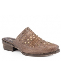 Roper® Ladies' Brown Studed Mule