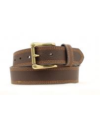 Nocona® Men's Triple Stitch Brown Belt