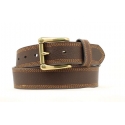 Nocona® Men's Triple Stitch Brown Belt