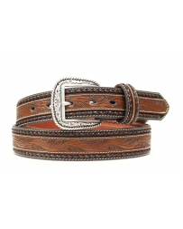 Ariat® Men's Embossed Leather Belt