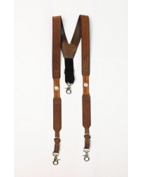 Nocona® Men's Basketweave Star Concho Suspenders