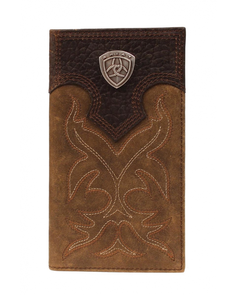 Ariat® Men's Leather Rodeo Wallet Fort Brands