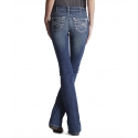 Ariat® Ladies' Real Mid Rise Entwined Boot Cut Jeans