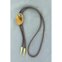 Double S® Tiger Eye Bolo Tie