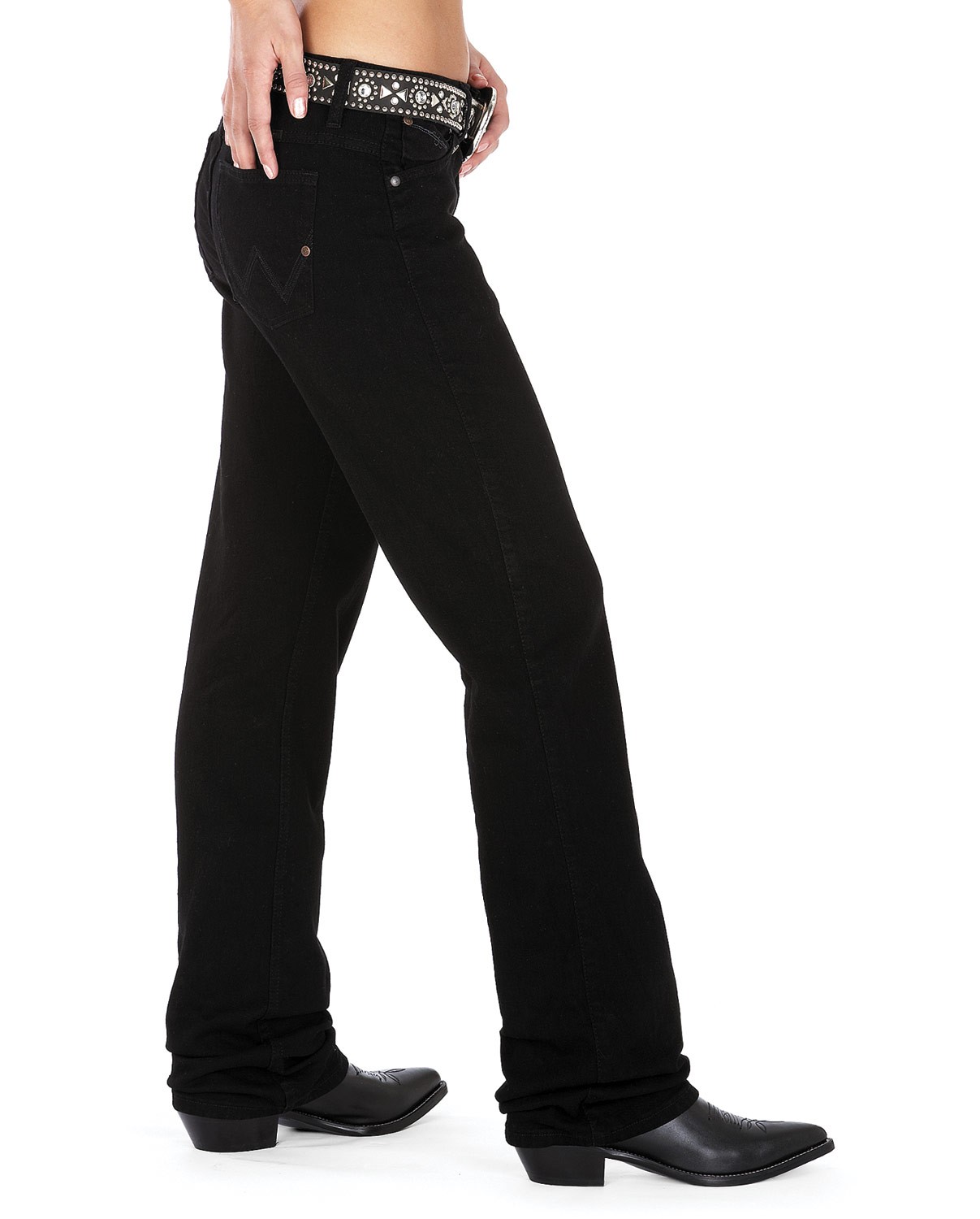 black wrangler jeans womens