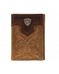 Ariat® Men's Trifold Wallet Tan