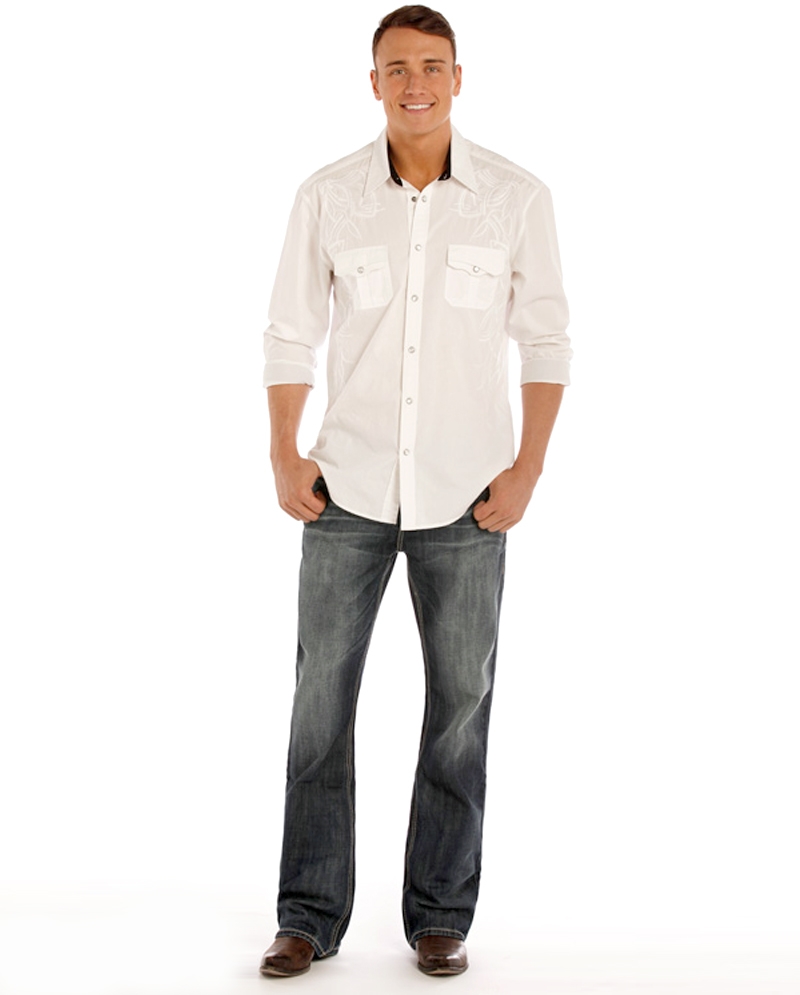mens rock and roll bootcut jeans