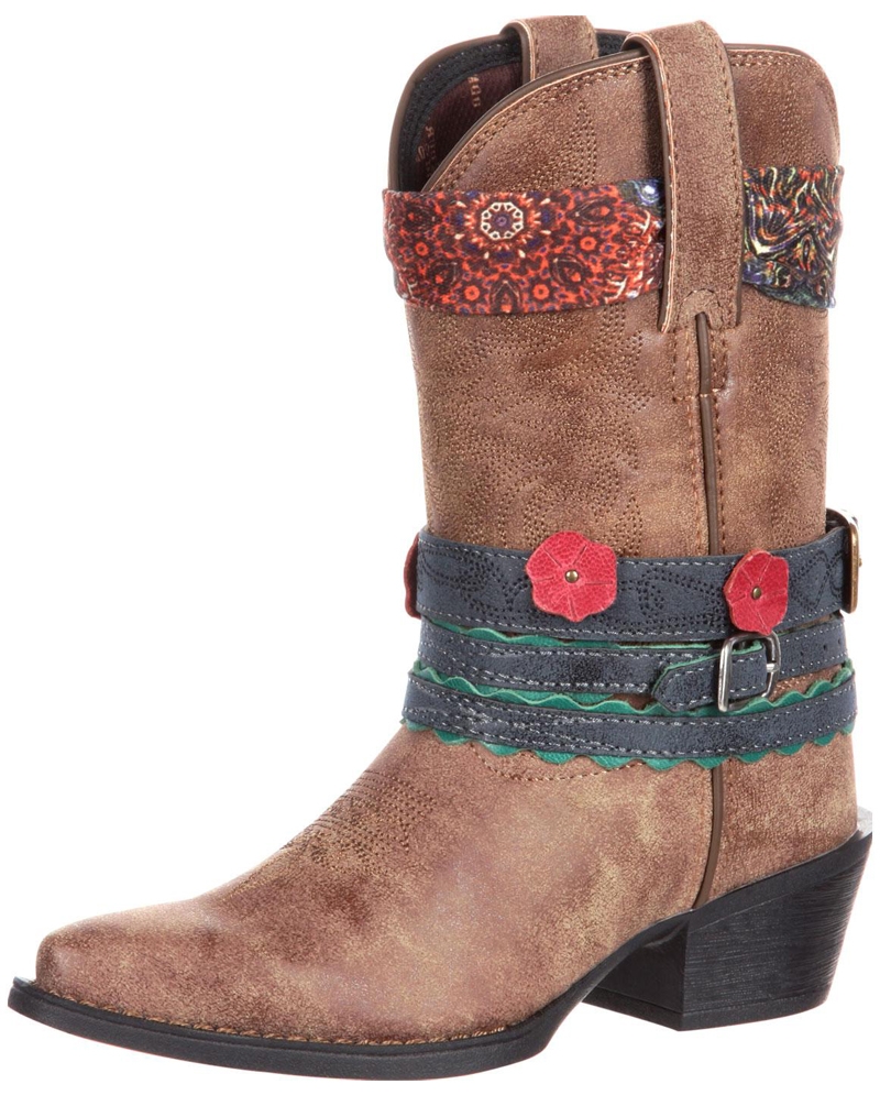Girls' Accessorized Western Boots 
