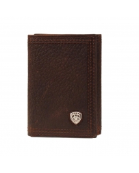 Ariat® Men's Leather Tri-Fold Wallet