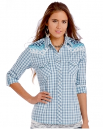Rough Stock® by Panhandle Slim Ladies' Whitney Ombre Plaid Shirt