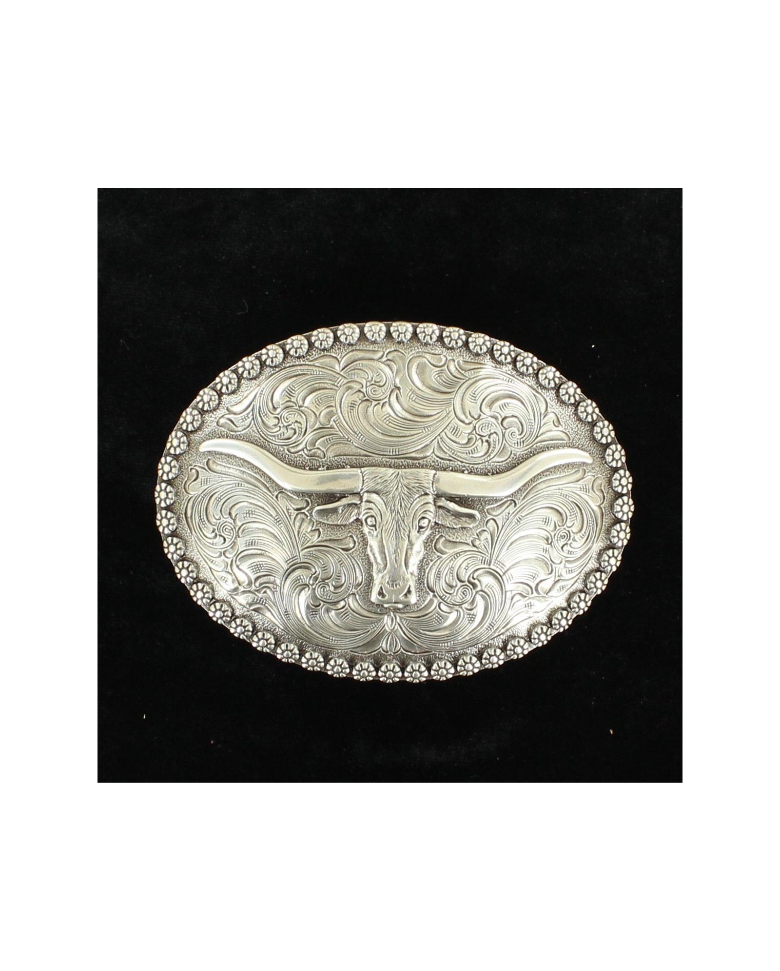 Nocona Belt Co.® Oval Longhorn Buckle - Fort Brands display picture 1