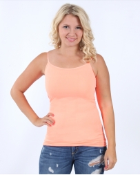 Younique® Ladies' Solid Coral Stretch Cami