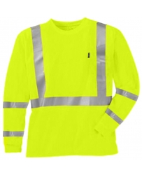 Key® Men's ANSI II Class 3 Hi-Vis Long Sleeve Pocket Tee