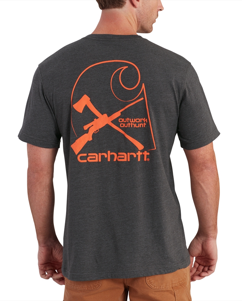 Carhartt Men S Maddock Graphic Rugged Outdoors Branded C Pocket Carhartt Men S Maddock Graphic Rugged Outdoors Branded C Pocket Short Sleeve Tee