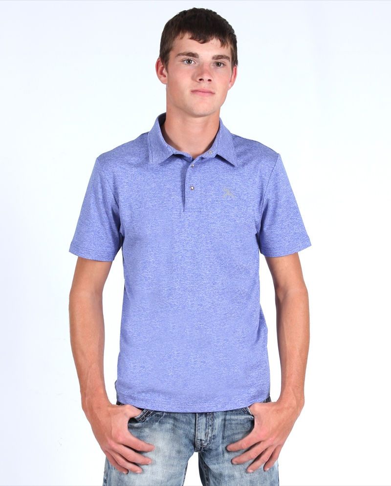 jeans and golf shirt