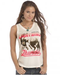Rock and Roll Cowgirl® Ladies' Lighting Thunder Tank Top