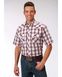 Roper® Men's Short Sleeve Plaid Shirt