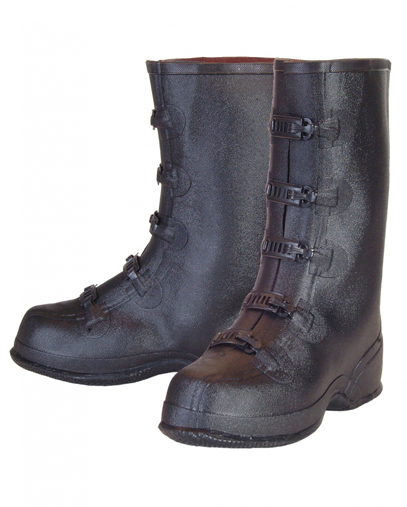 men's 5 buckle rubber boots