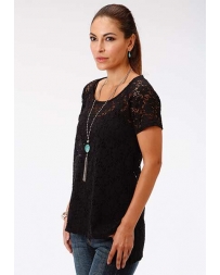 Roper® Ladies' Crochet Lace Top - Curvy