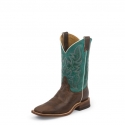 Justin® Boots Men's Bent Rail Austin Turquoise Boots