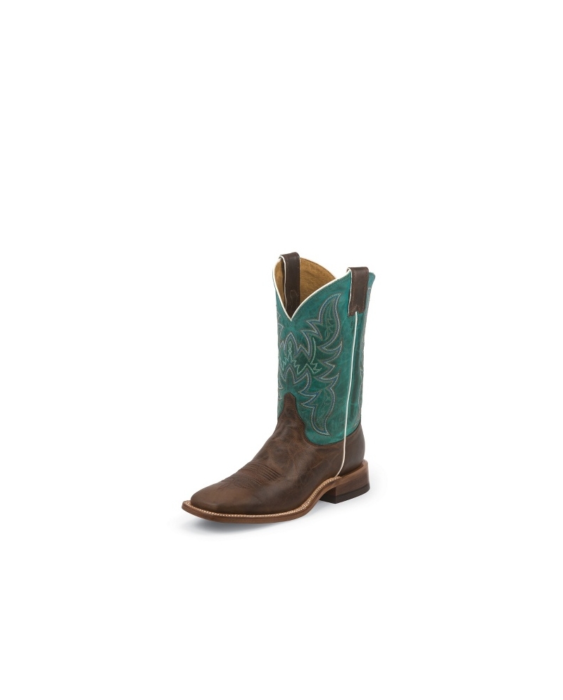 justin teal cowboy boots