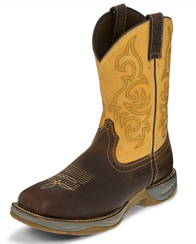 tony lama steel toe cowboy boots