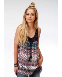 Roper® Ladies' Embroidered Printed Tank