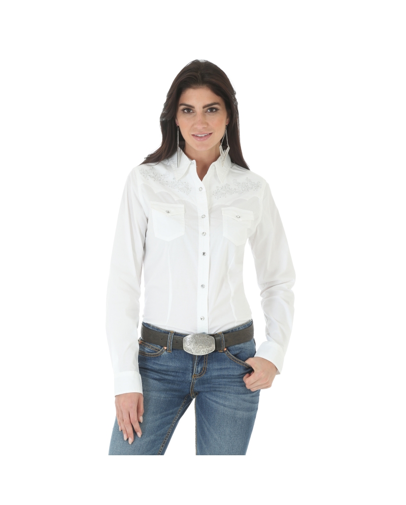 Wrangler Rock 47 >> Rock 47 By Wrangler Ladies Long Sleeve Snap Front Shirt Fort Brands Wrangler Rock 47 >> Rock 47 By Wrangler Ladies Long Sleeve Snap Front Shirt Fort Brands