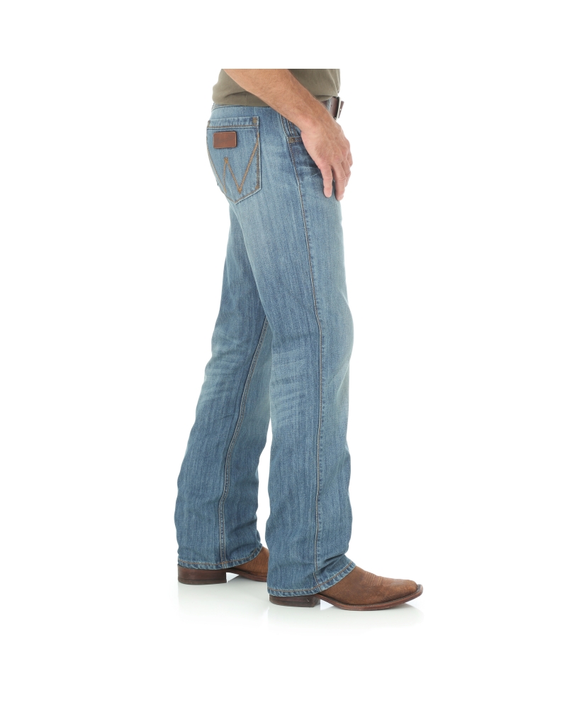 wrangler boot cut relaxed fit jeans