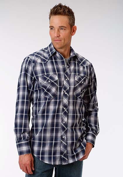 Men's Long Sleeve Western Style Shirt 