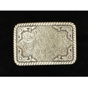 Nocona® Men's Rectangle Silver Buckle