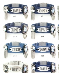 Goodworks® Ladies' Charmed Single Denim Bracelet