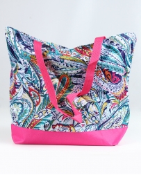 C & K Import Designs® Ladies' Multi Paisley Tote