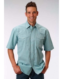 Roper® Men's Short Sleeve Amarillo Snap Shirt