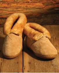 Old Friend® Men's Sheepskin & Suede Slipper