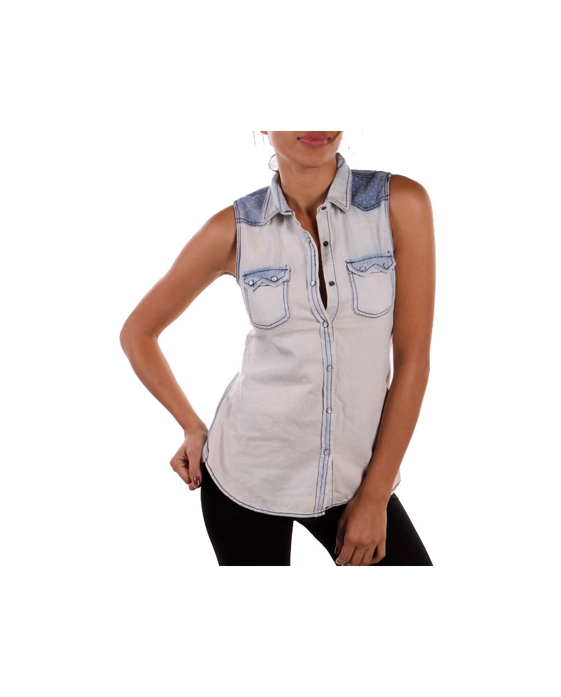 Cavalini by Ci Sona® Ladies' Denim Vest 