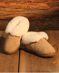 Old Friend® Kids' Sheepskin & Suede Booties - Child and Youth