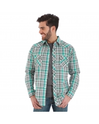 Wrangler® Men's Long Sleeve Western Jean Shirt