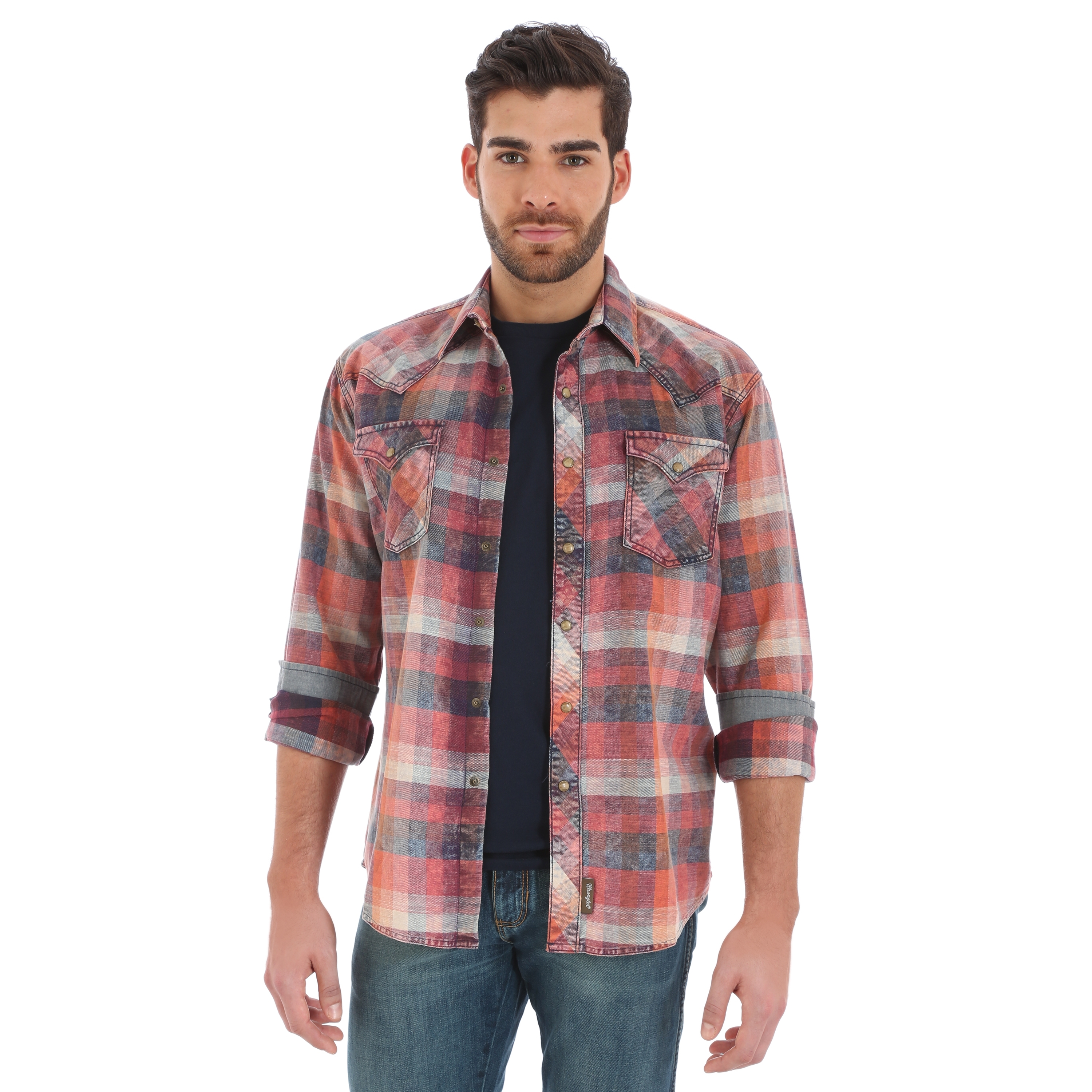 wrangler retro denim shirt