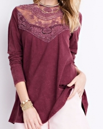 Younique® Ladies' Mineral Washed Knit Tunic