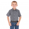 Wrangler® Boys' Short Sleeve Assorted Plaid Shirt
