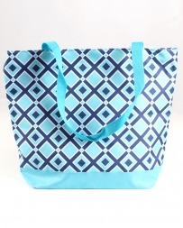 C & K Import Designs® Blue Diamond Tote