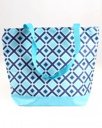 C & K Import Designs® Blue Diamond Tote