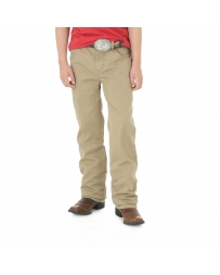 Wrangler Retro® Boys' Slim Straight Khaki Twill Jeans - 8-18