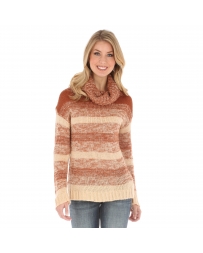 Wrangler® Ladies' Ombre Cowl Neck Sweater