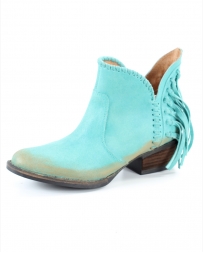 Corral Boots® Ladies' Circle G Turquoise Fringe Boots